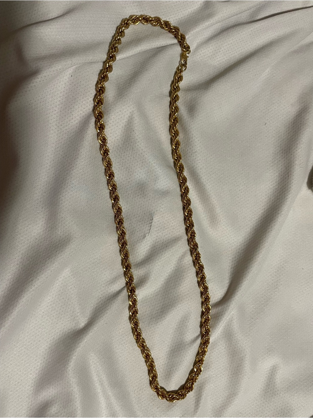 Gold Rope Chain Necklace - Women Jewelry